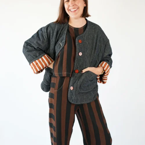 HQJ-43 REBECCA THE SEWIST - QUILTED JACKET | Workshop Ticket